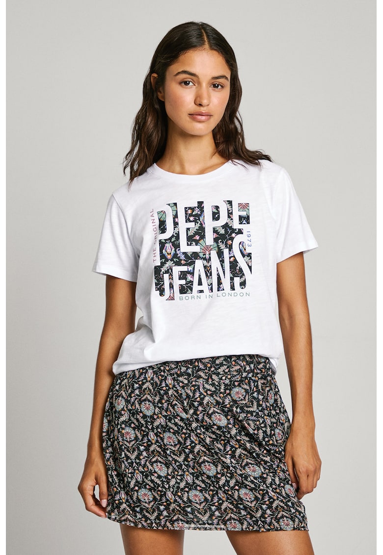Памучна тениска с принт Pepe Jeans London