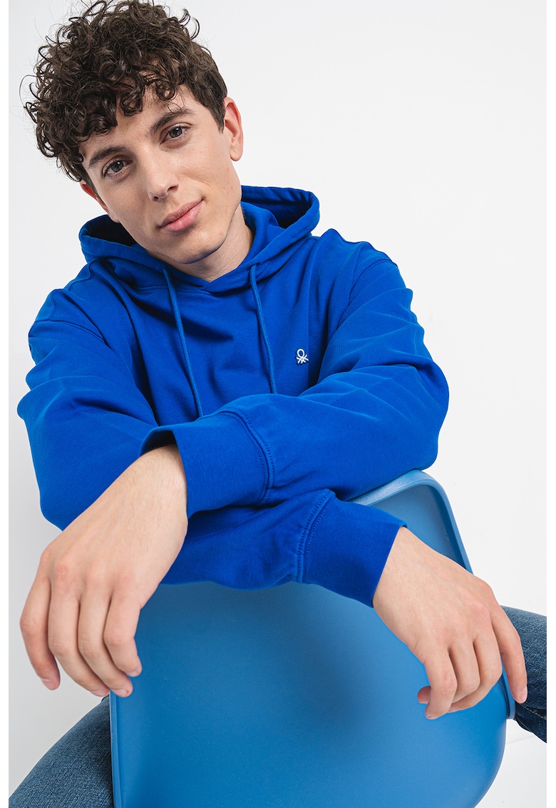 Памучно худи със стандартна кройка United Colors of Benetton