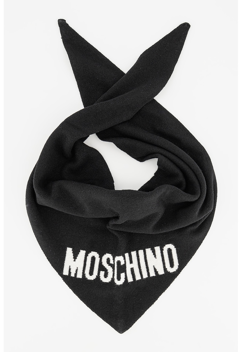 Плетен шал с вълна Moschino