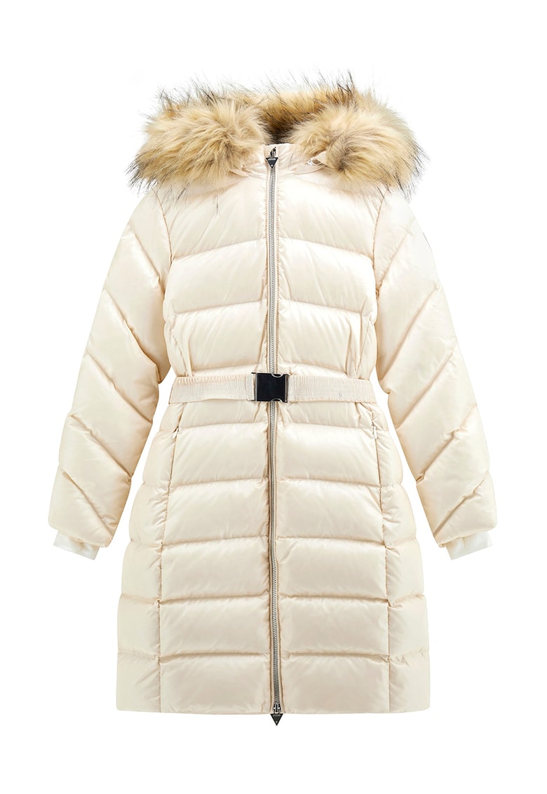 Подплатено зимно яке с качулка GUESS KIDS