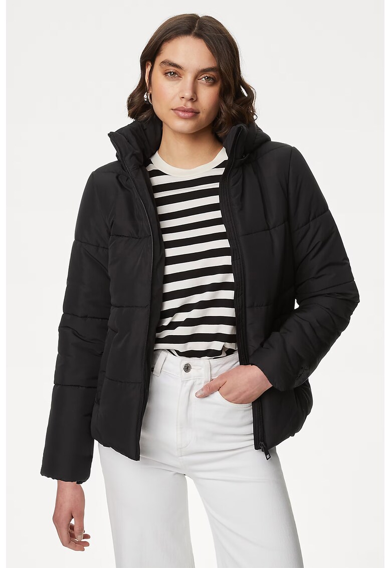 Подплатено зимно яке с качулка Marks  Spencer