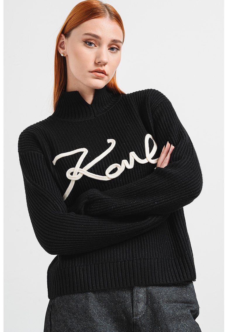 Поло с вълна Karl Lagerfeld