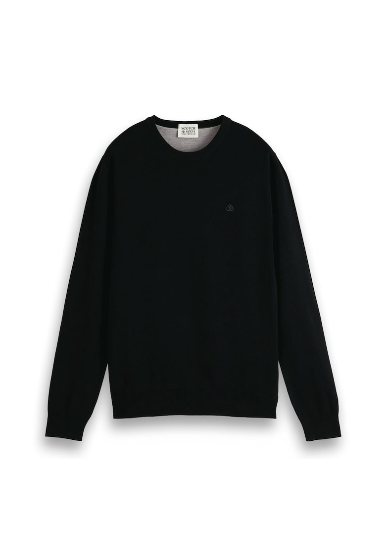 Пуловер Essentials Classic с овално деколте Scotch  Soda