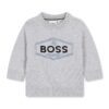 Пуловер с лого BOSS Kidswear