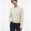Пуловер с овално деколте с вълна Vero Moda