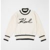 Пуловер с памук KARL LAGERFELD KIDS