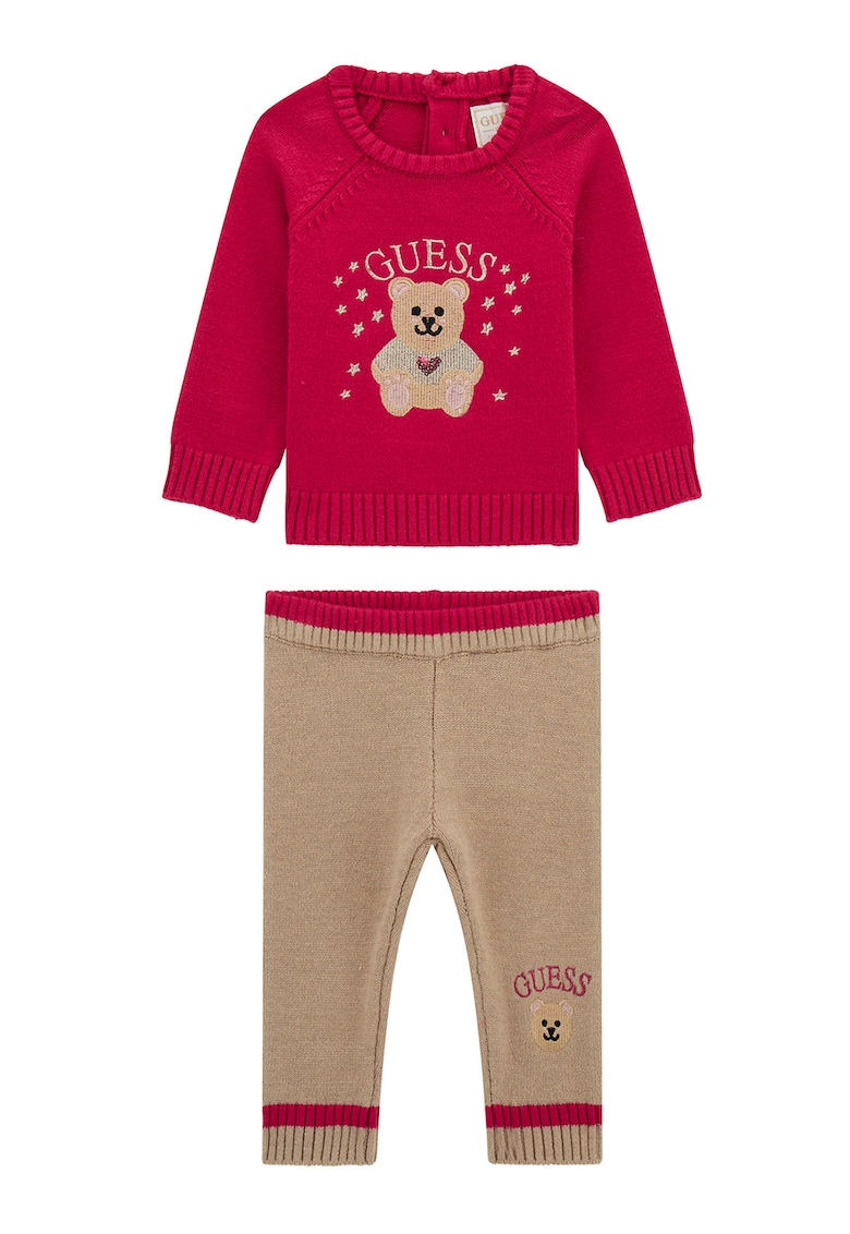 Пуловер с ръкави реглан и панталон GUESS KIDS