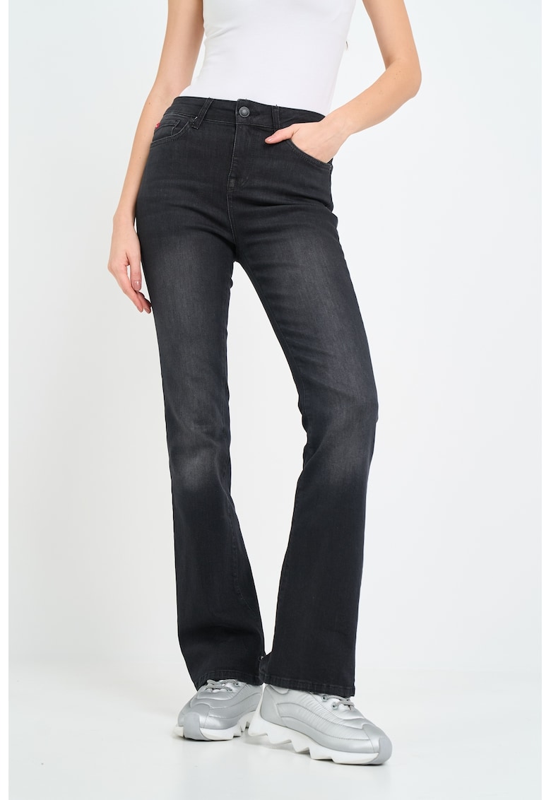 Разкроени дънки с висока талия Lee Cooper