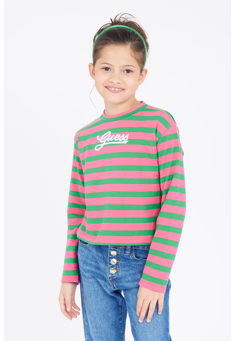 Раирана блуза с лого GUESS KIDS