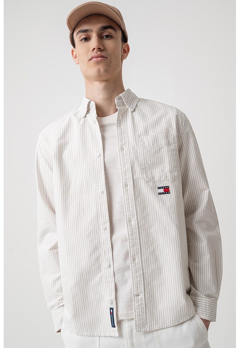 Раирана риза с джоб на гърдите Tommy Jeans