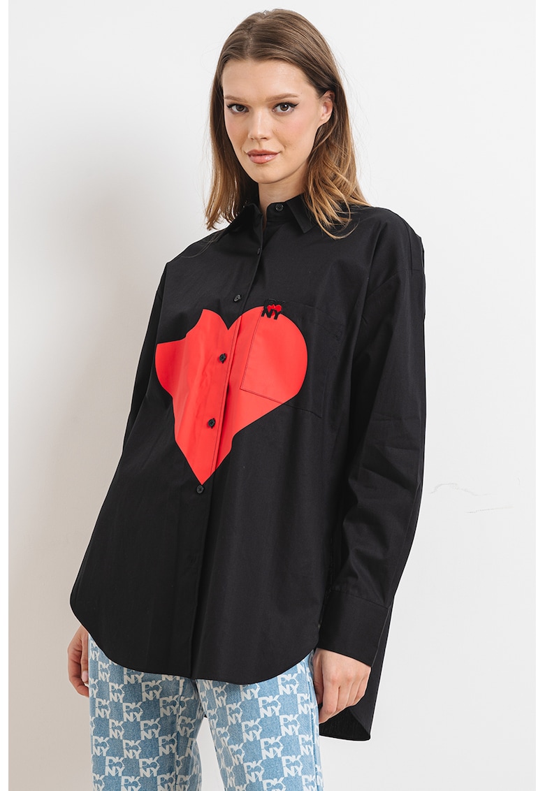 Риза с принт DKNY