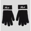Ръкавици Signature с бродирано лого Karl Lagerfeld