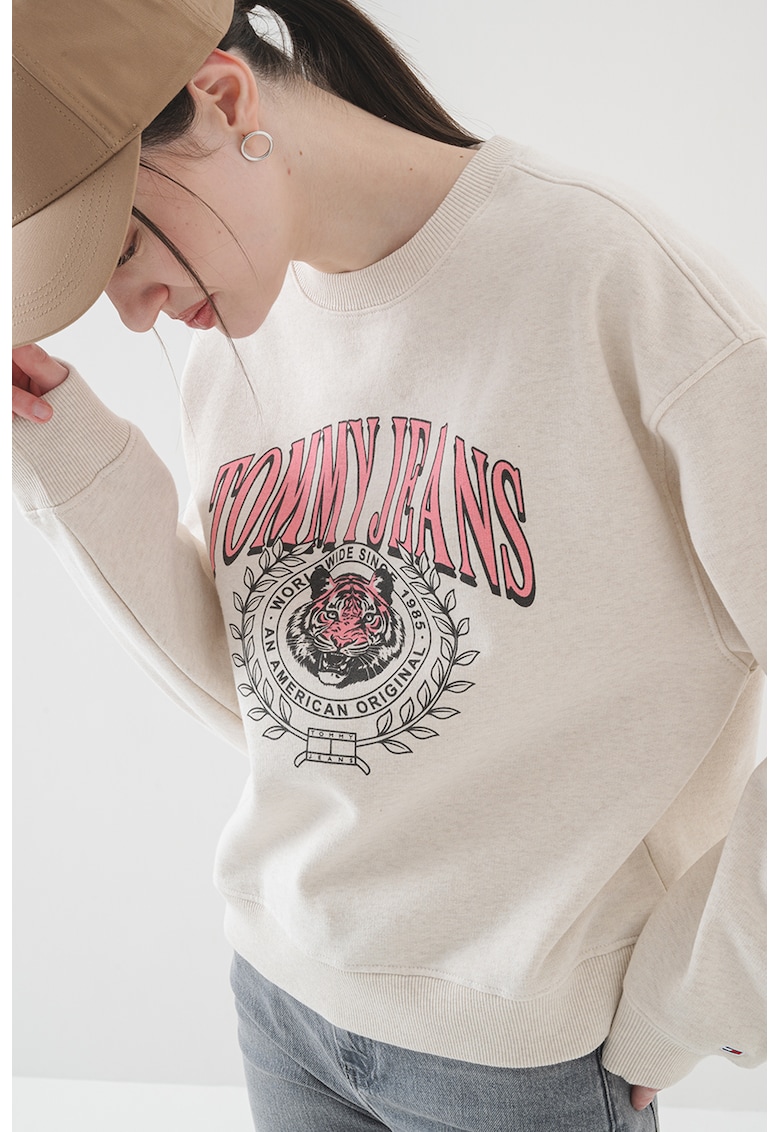 Свободен суитшърт с лого Tommy Jeans