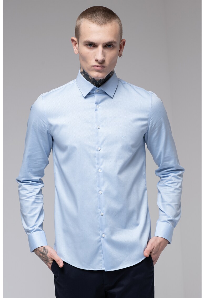 Слим памучна риза CALVIN KLEIN