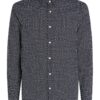 Слим памучна риза с принт Tommy Hilfiger