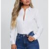 Слим риза с памук GUESS