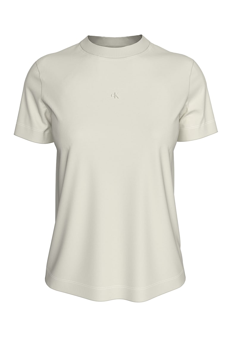 Слим тениска с бродирано лого CALVIN KLEIN JEANS