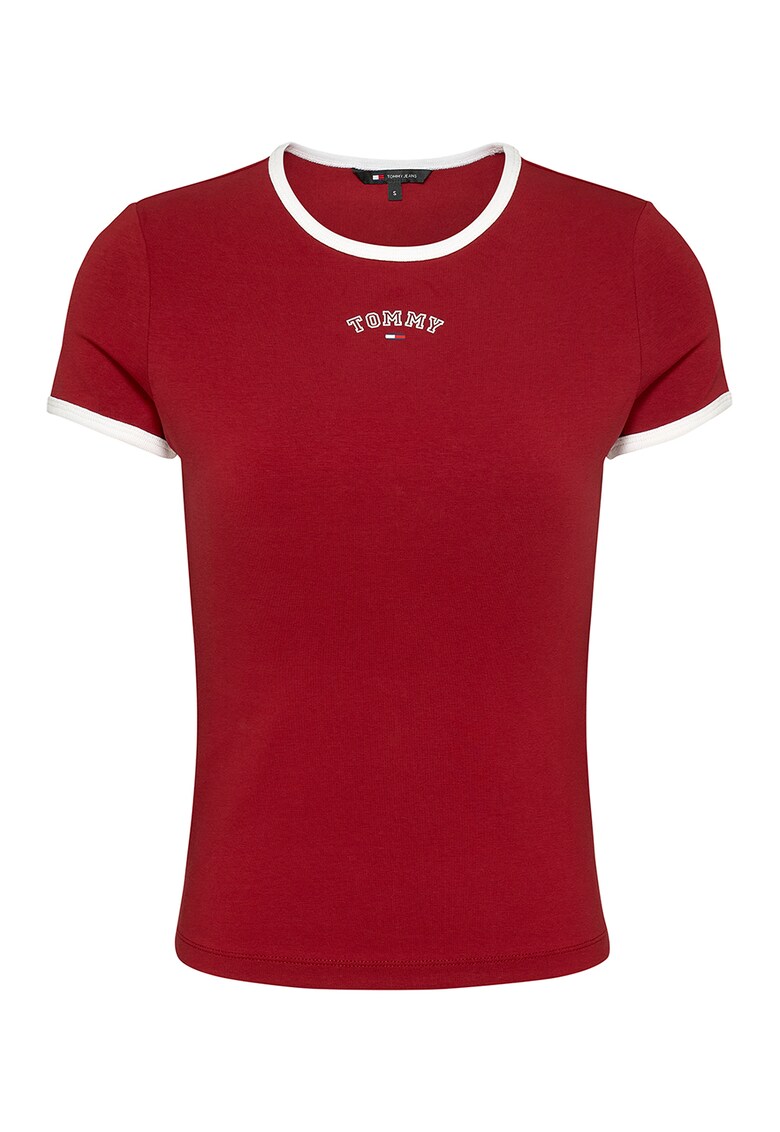 Слим тениска с лого Tommy Jeans