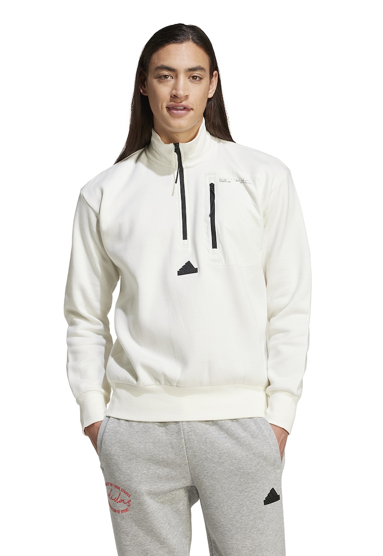 Суитшърт с къс цип adidas Sportswear