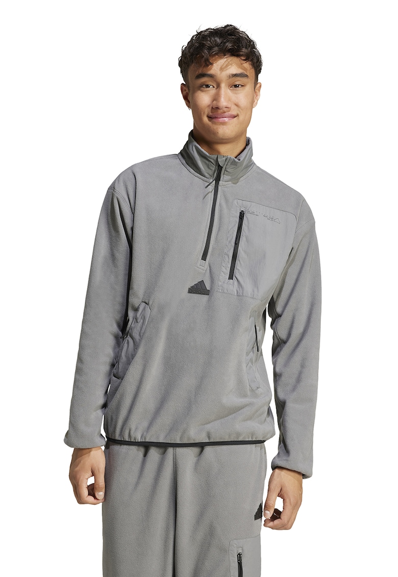 Суитшърт с къс цип adidas Sportswear