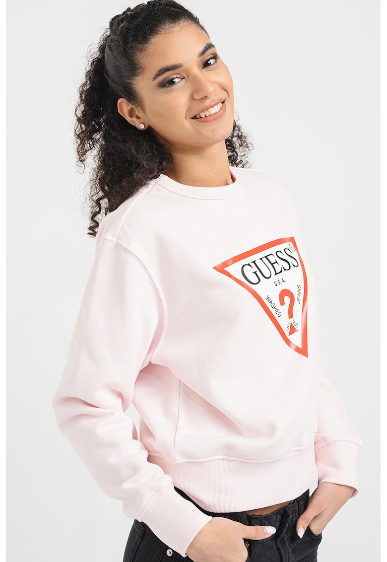 Суитшърт с лого GUESS