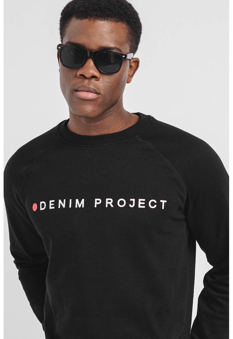 Суитшърт с лого и ръкави реглан Denim Project