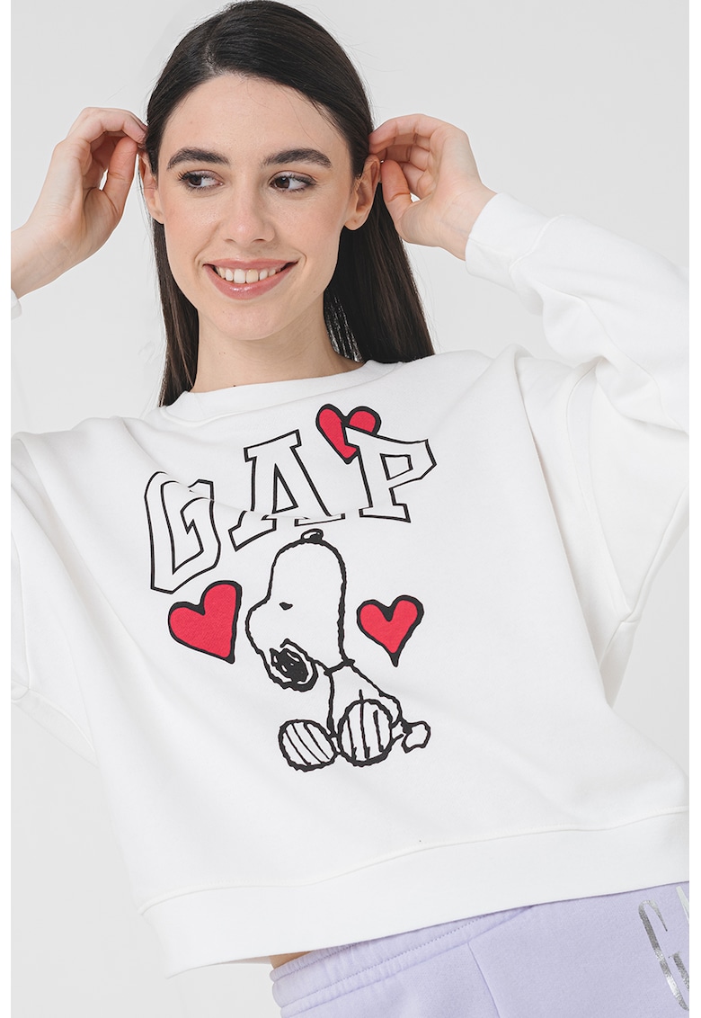 Суитшърт с принт Snoopy GAP
