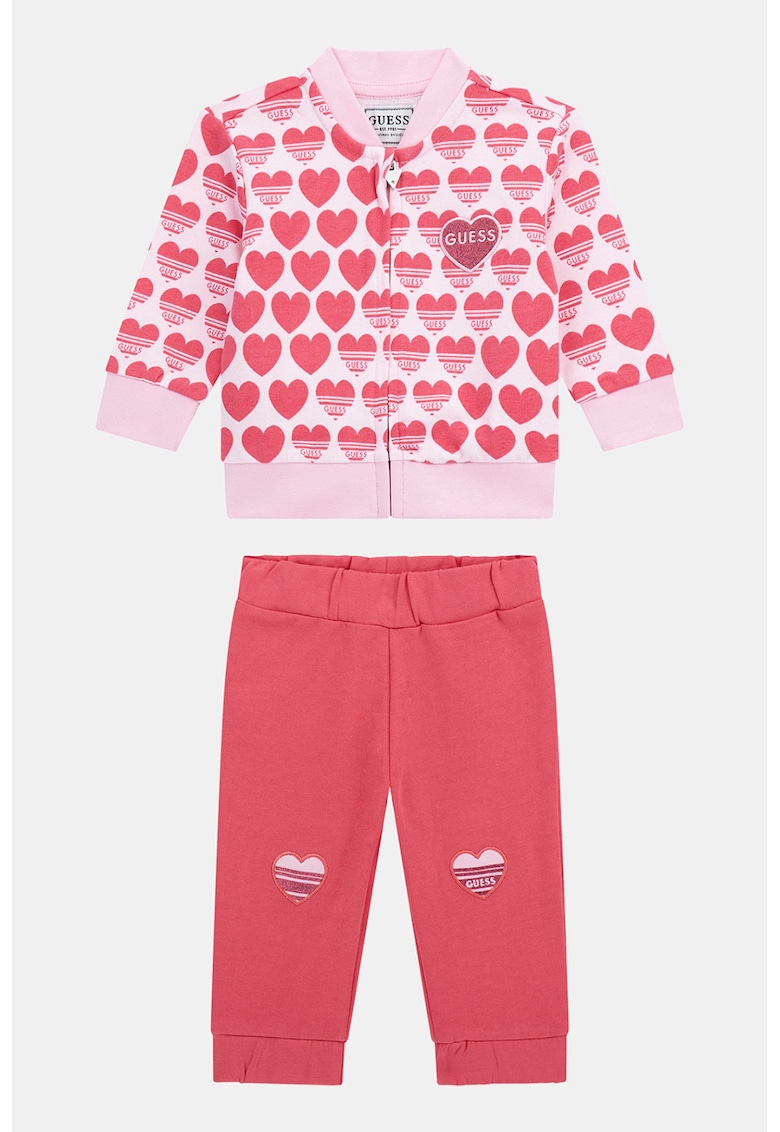 Суитшърт с цип и спортен панталон GUESS KIDS
