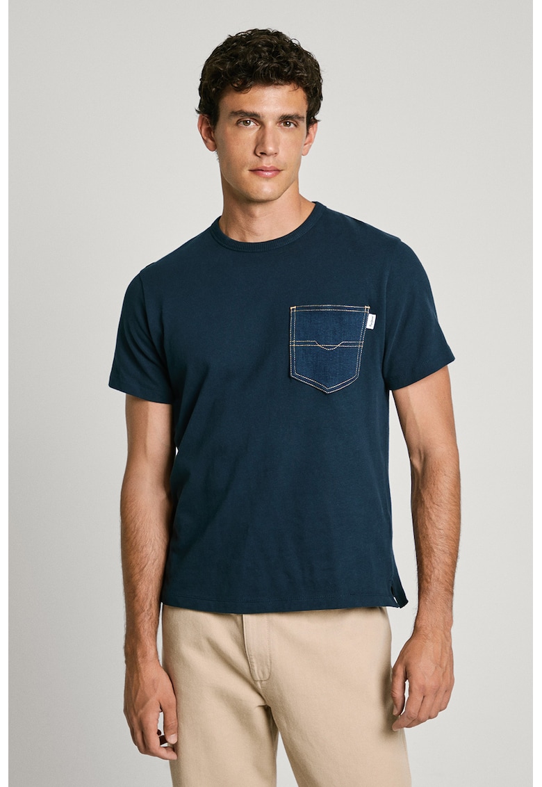 Тениска Amadeo с джоб на гърдите Pepe Jeans London