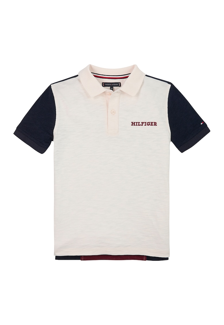 Тениска в цветен блок с яка Tommy Hilfiger