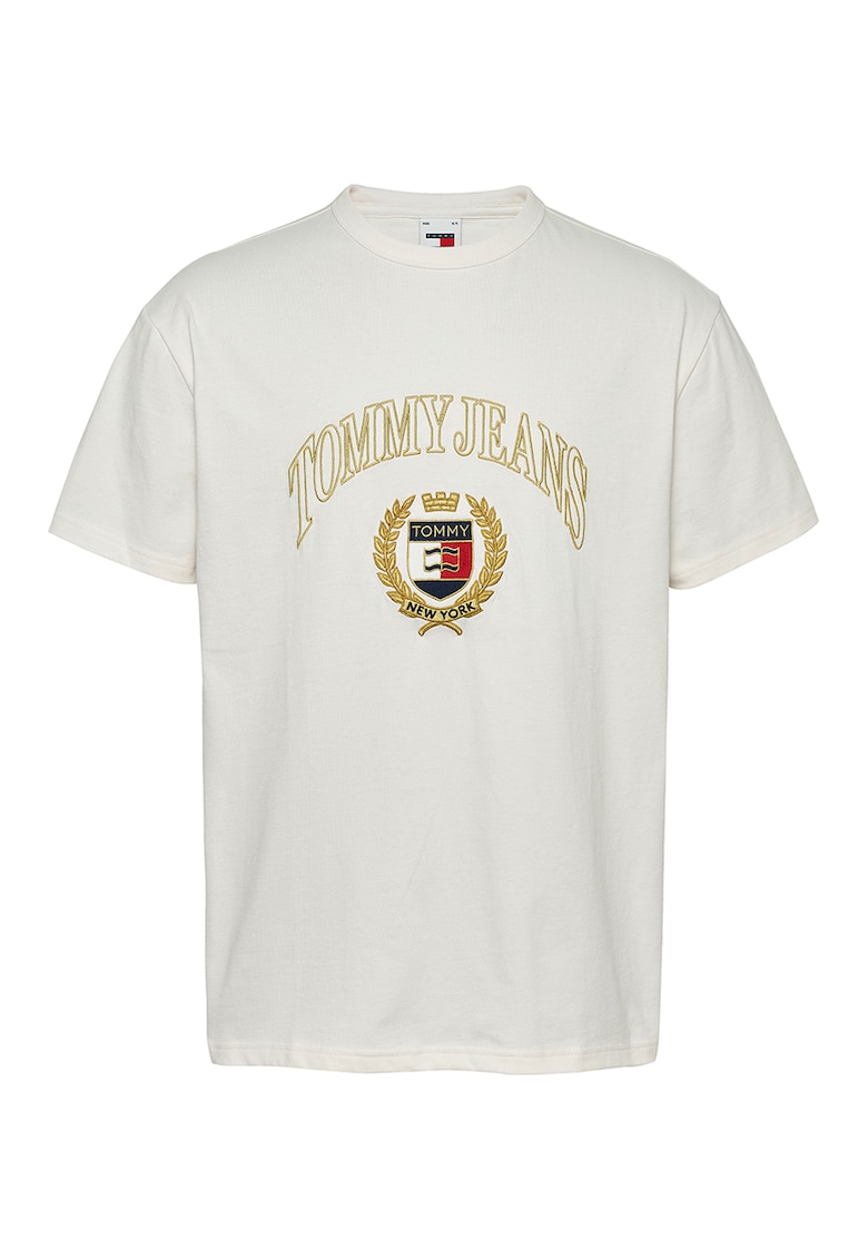 Тениска от органичен памук с бродирано лого Tommy Jeans