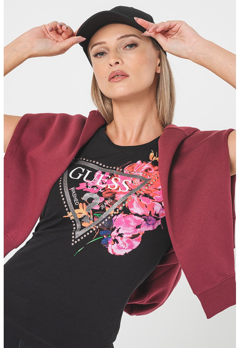 Тениска с лого GUESS