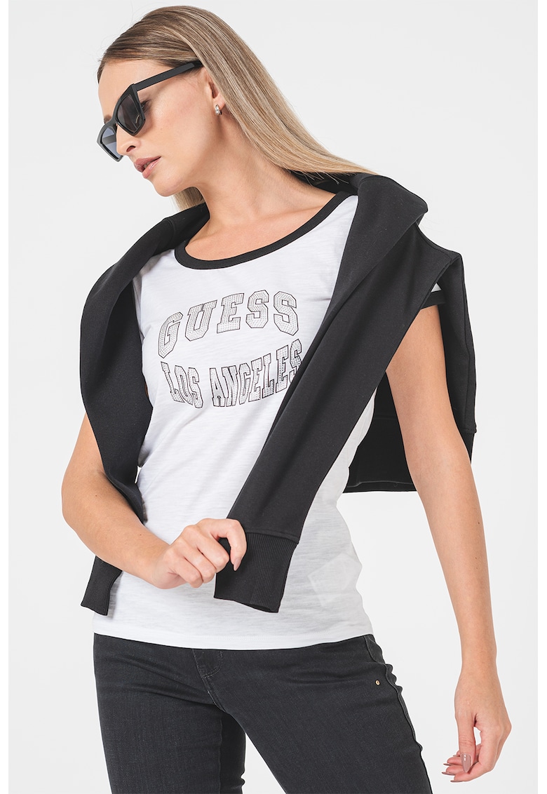 Тениска с лого GUESS