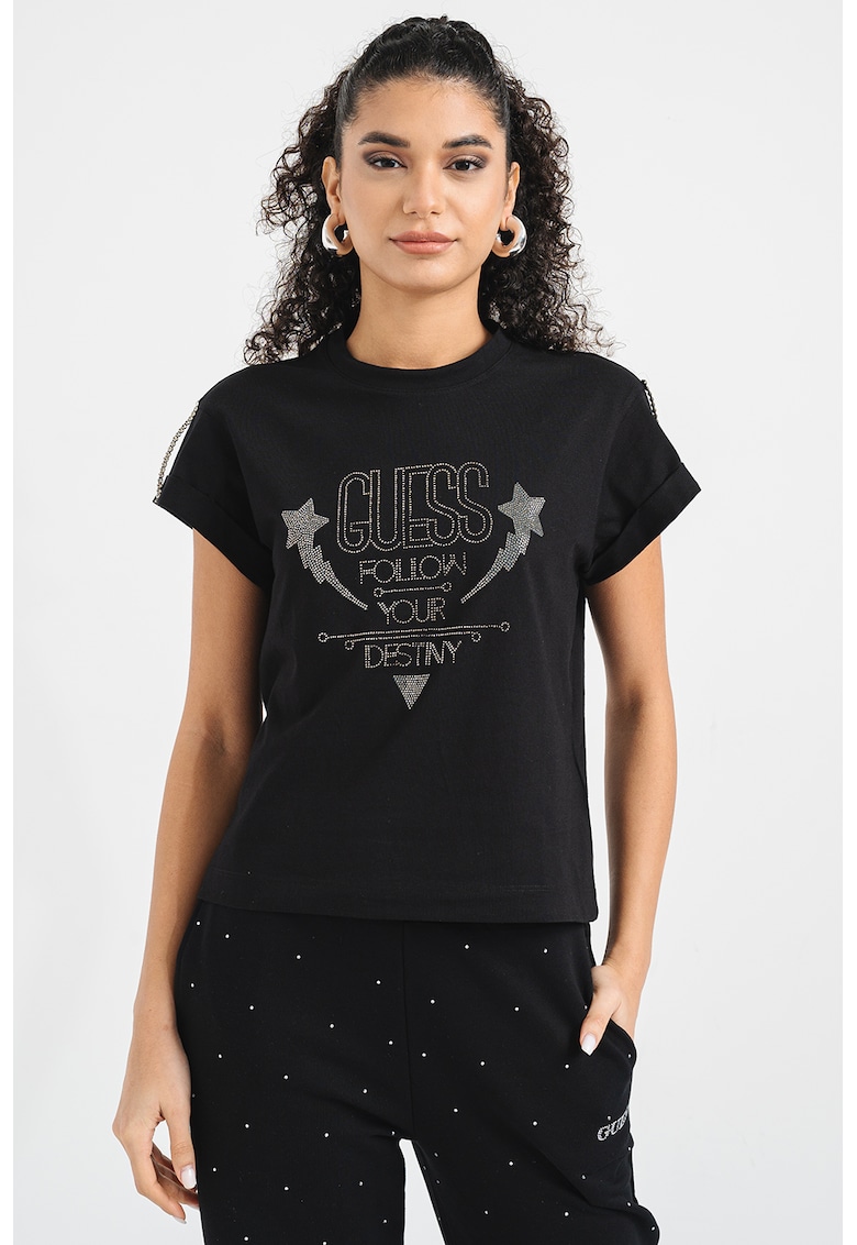 Тениска с лого GUESS