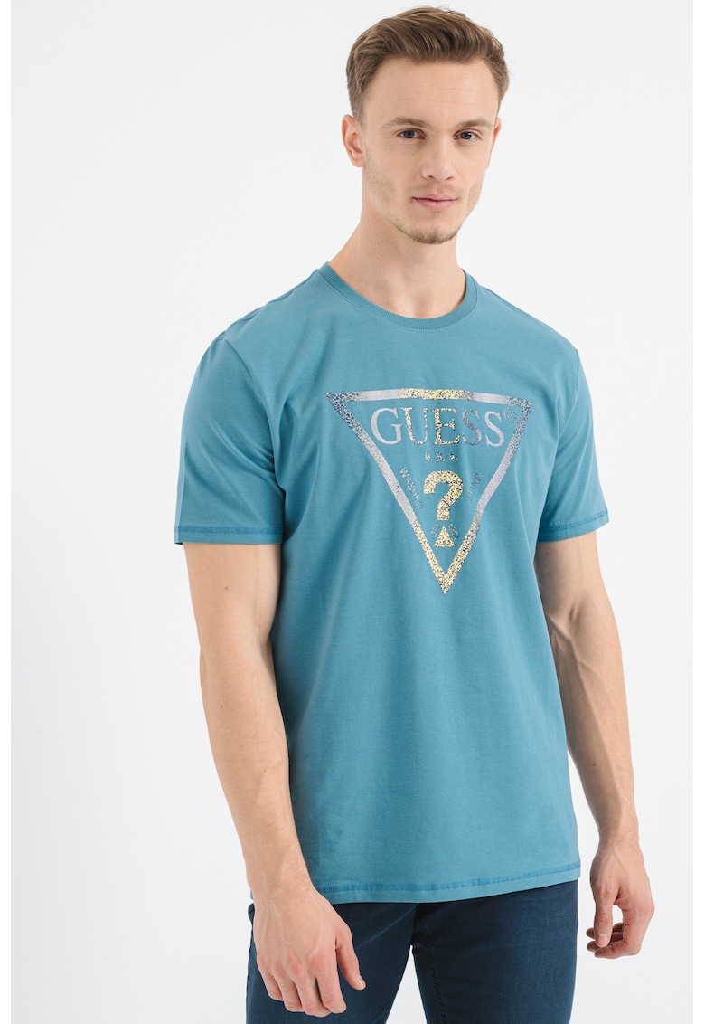 Тениска с лого GUESS