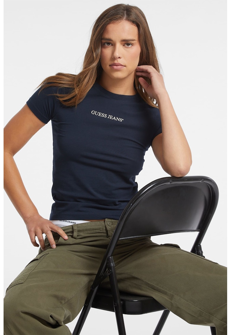Тениска с лого GUESS JEANS