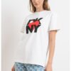 Тениска с модал с лого DKNY