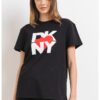 Тениска с модал с лого DKNY