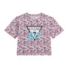 Тениска с флорален принт и лого GUESS KIDS