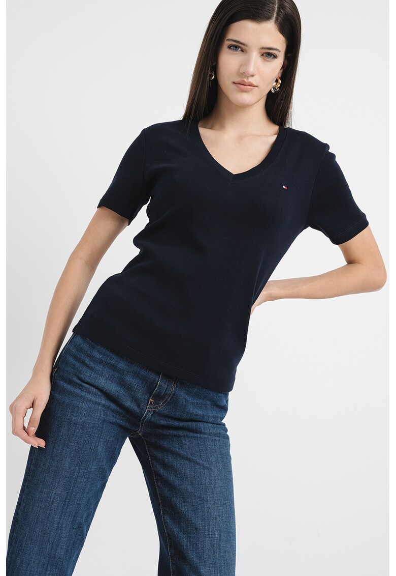 Тениска с шпиц Tommy Hilfiger