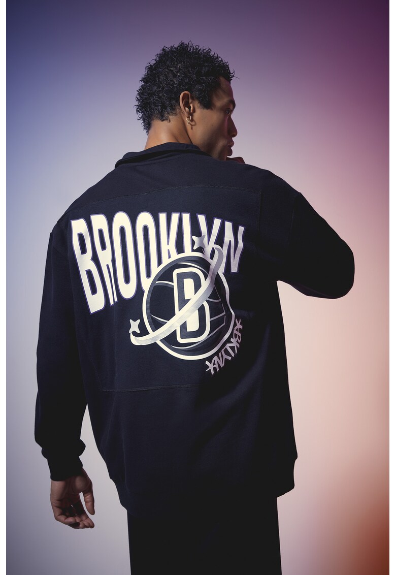 Уголемен суитшърт Brooklyn Nets DeFacto