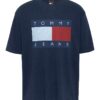 Уголемена памучна тениска Tommy Jeans