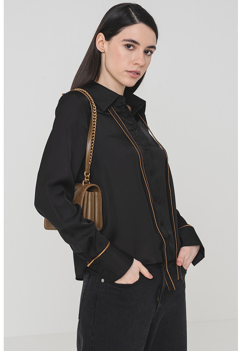 Уголемена риза Sadie с контрастни шевове Vero Moda