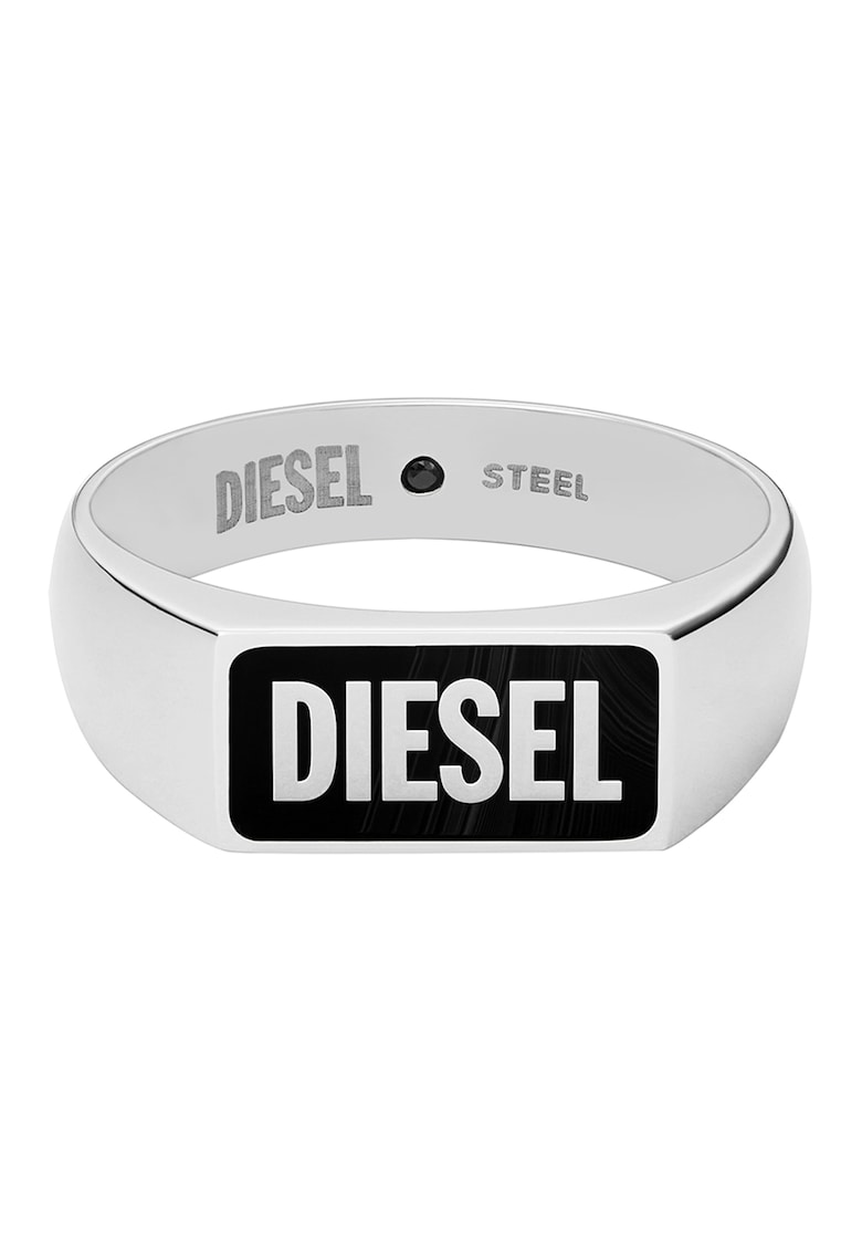 Унисекс пръстен от неръждаема стомана с лого Diesel