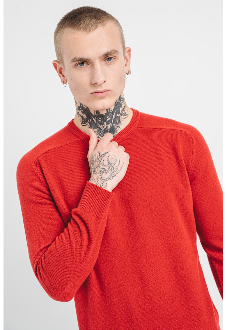 Фино плетен вълнен пуловер United Colors of Benetton