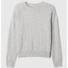Фино плетен пуловер с овално деколте GAP