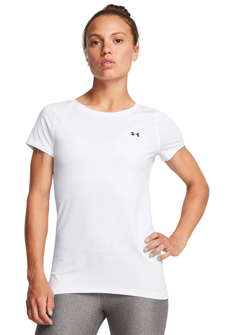 Фитнес тениска HeatGear® с овално деколте Under Armour