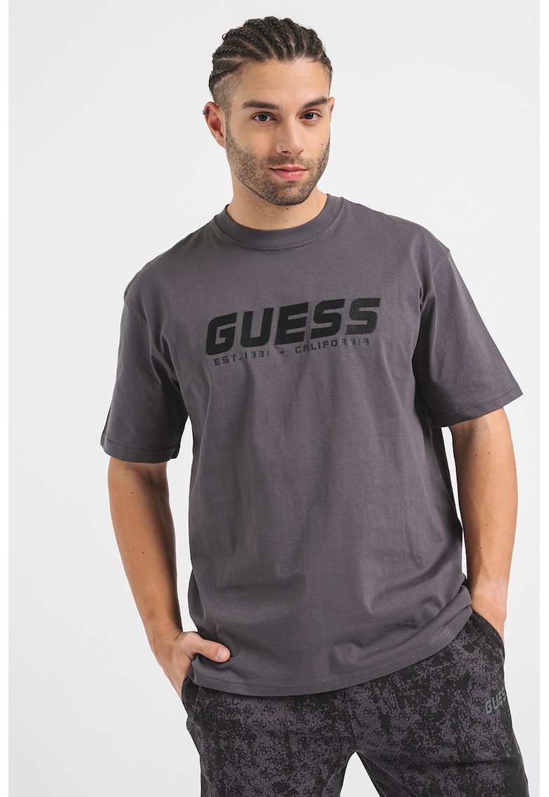 Фитнес тениска с лого GUESS