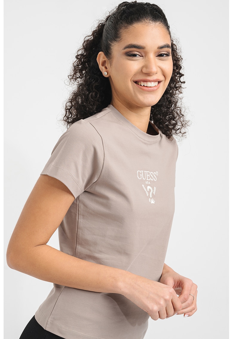 Фитнес тениска с лого GUESS