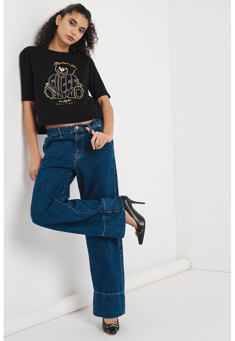 Фитнес тениска с лого GUESS